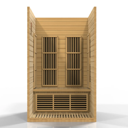 Maxxus "Seattle" 2 Person Near Zero EMF FAR IR Sauna (MX-J206-01-ZF)
