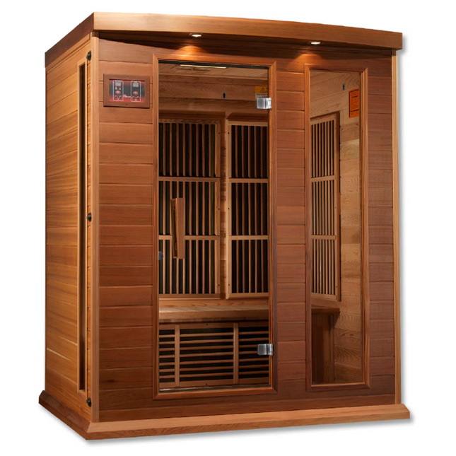 Maxxus "Montilemar" 3 Person Near Zero EMF FAR IR Sauna (MX-K306-01-ZF CED)