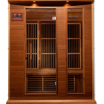 Maxxus "Montilemar" 3 Person Near Zero EMF FAR IR Sauna (MX-K306-01-ZF CED)