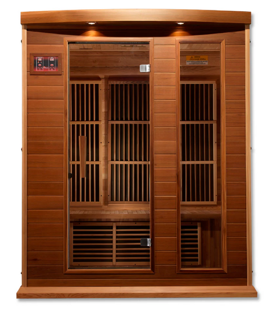 Maxxus "Montilemar" 3 Person Near Zero EMF FAR IR Sauna (MX-K306-01-ZF CED)
