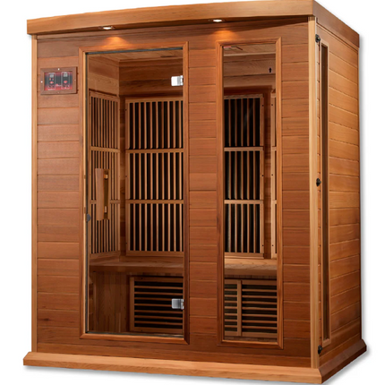Maxxus "Montilemar" 3 Person Near Zero EMF FAR IR Sauna (MX-K306-01-ZF CED)