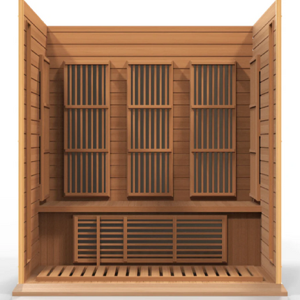 Maxxus "Montilemar" 3 Person Near Zero EMF FAR IR Sauna (MX-K306-01-ZF CED)