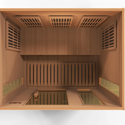 Maxxus "Montilemar" 3 Person Near Zero EMF FAR IR Sauna (MX-K306-01-ZF CED)