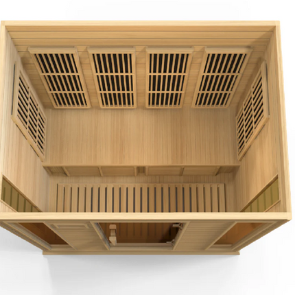 Maxxus 4 Person Low EMF FAR IR Sauna (MX-K406-01)