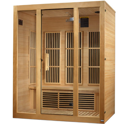 Maxxus "Bellevue" 3 Person Near Zero EMF FAR IR Sauna (MX-J306-01-ZF)