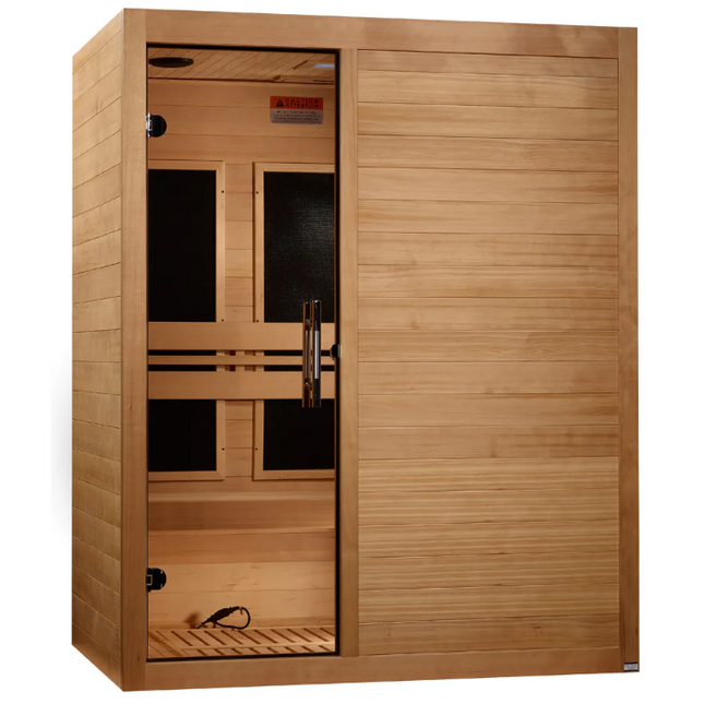 Maxxus "S-Line" 3 Person Ultra Low EMF FAR IR Sauna (MX-S306-01 ELITE)
