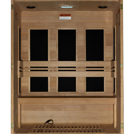 Maxxus "S-Line" 3 Person Ultra Low EMF FAR IR Sauna (MX-S306-01 ELITE)