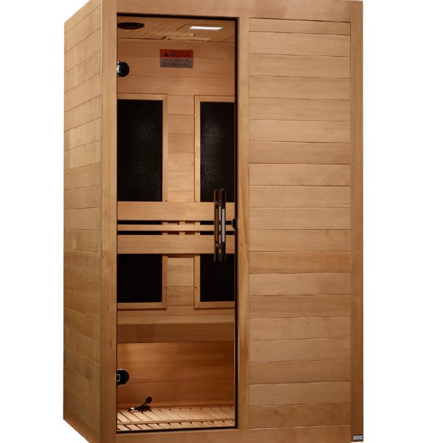 Maxxus "S-Line" 2 Person Ultra Low EMF FAR IR Sauna (MX-S206-01 ELITE)