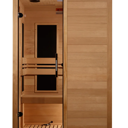 Maxxus "S-Line" 2 Person Ultra Low EMF FAR IR Sauna (MX-S206-01 ELITE)