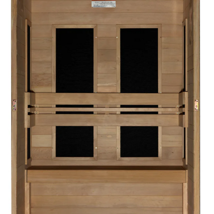Maxxus "S-Line" 2 Person Ultra Low EMF FAR IR Sauna (MX-S206-01 ELITE)