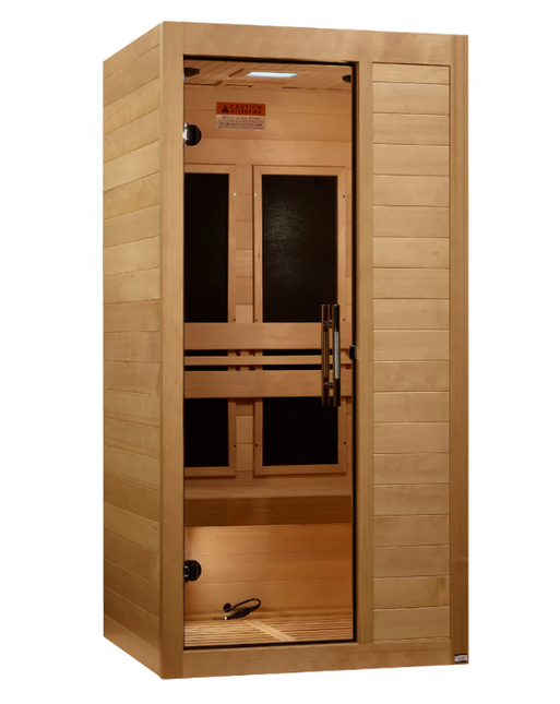 Maxxus "S-Line" 1 Person Ultra Low EMF FAR IR Sauna (MX-S106-01 ELITE)