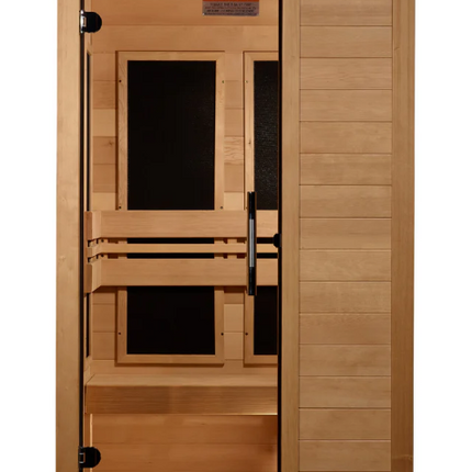 Maxxus "S-Line" 1 Person Ultra Low EMF FAR IR Sauna (MX-S106-01 ELITE)