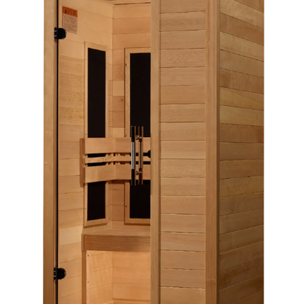 Maxxus "S-Line" 1 Person Ultra Low EMF FAR IR Sauna (MX-S106-01 ELITE)