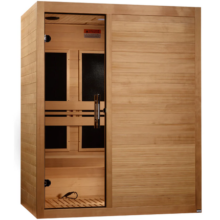 Maxxus "S-Line" 3 Person Low EMF FAR IR Sauna (MX-S306-01)
