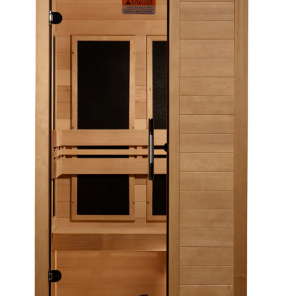 Maxxus "S-Line" 1 Person Low EMF FAR IR Sauna (MX-S106-01)