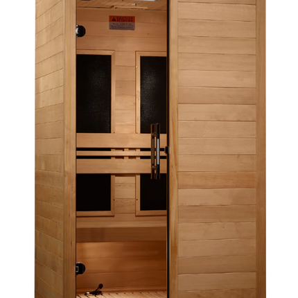 Maxxus "S-Line" 2 Person Low EMF FAR IR Sauna (MX-S206-01)