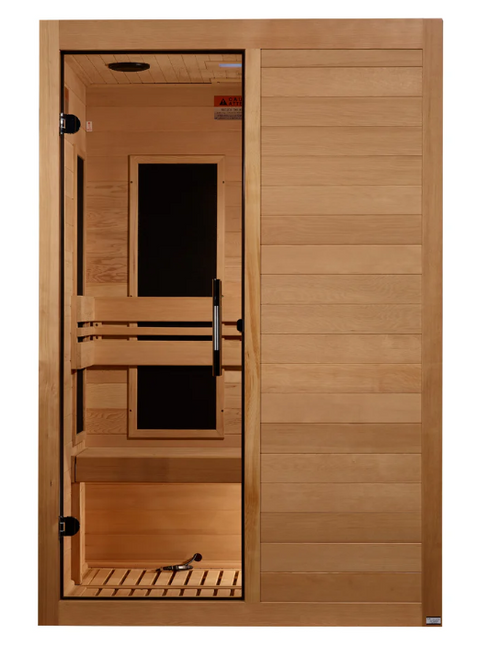 Maxxus "S-Line" 2 Person Low EMF FAR IR Sauna (MX-S206-01)