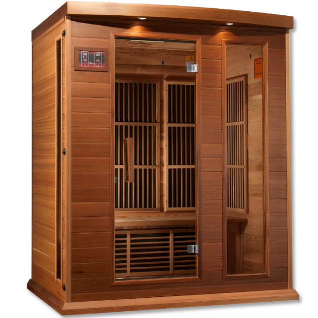 Maxxus 3 Person Low EMF FAR IR Sauna (MX-K306-01-CED)