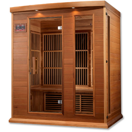 Maxxus 3 Person Low EMF FAR IR Sauna (MX-K306-01-CED)