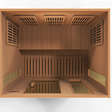 Maxxus 3 Person Low EMF FAR IR Sauna (MX-K306-01-CED)