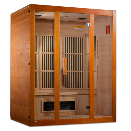 Maxxus "Alpine" Dual Tech 3 person Low EMF FAR IR Sauna (MX-J306-02S)