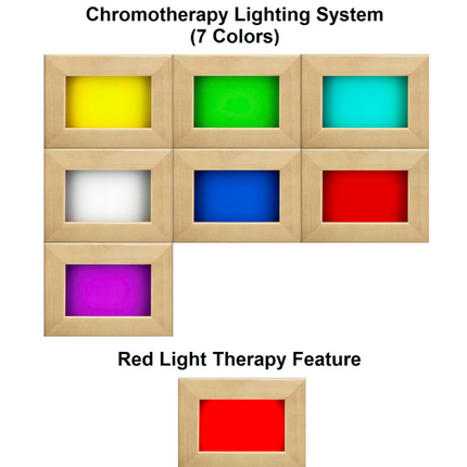 Maxxus 4 Person Low EMF FAR IR Sauna (MX-K406-01-CED)