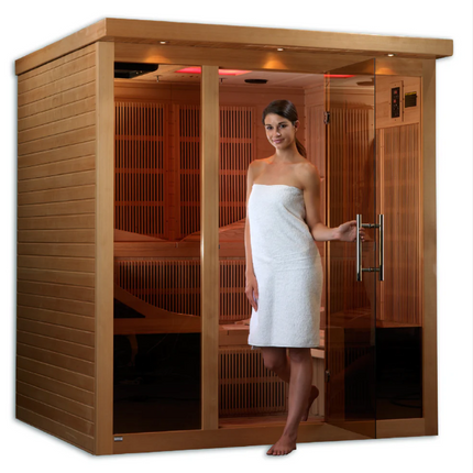 Golden Designs "Monaco" Near Zero EMF Far IR Sauna (GDI-6996-01 Elite)