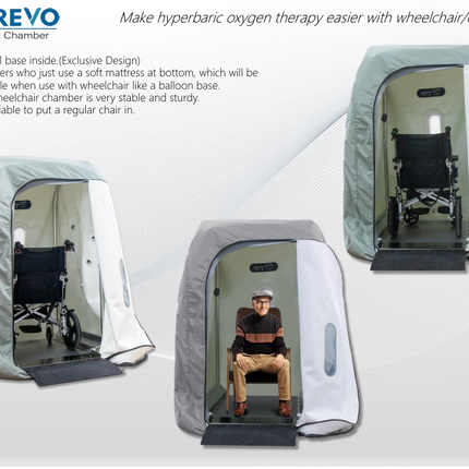 OXYREVO wheelchair Hyperbaric Chamber Heal 40